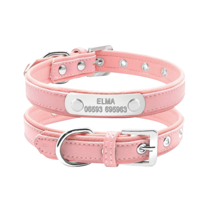Pink Collar For Cat With Adjustment